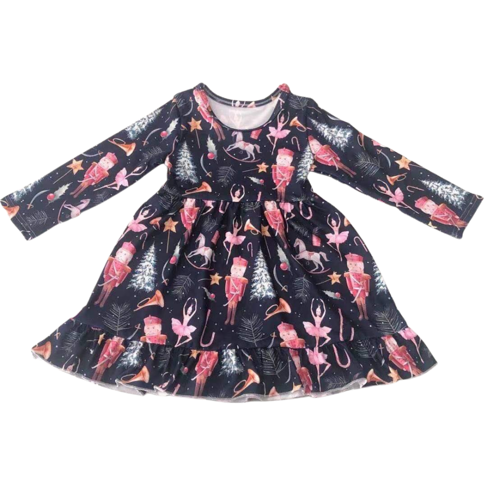 Girls Dress Christmas Nutcracker - Gracie Roze