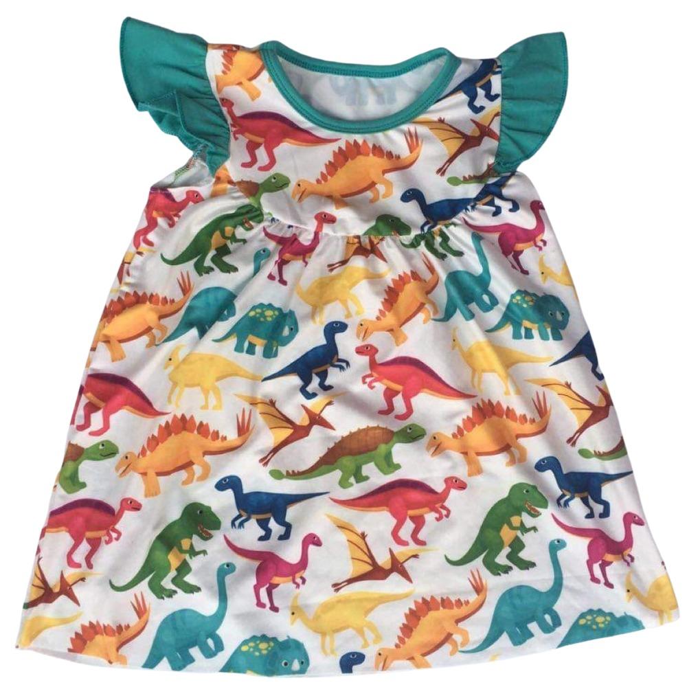 Girls Dress Dino - Gracie Roze