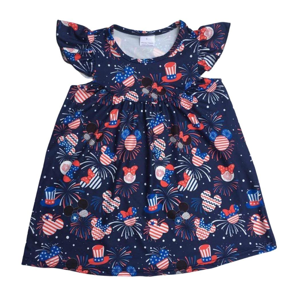Girls Dress Fireworks - Gracie Roze