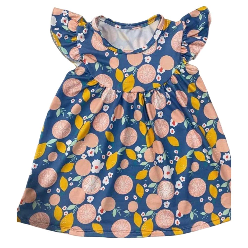 Girls Dress Lemons - Gracie Roze