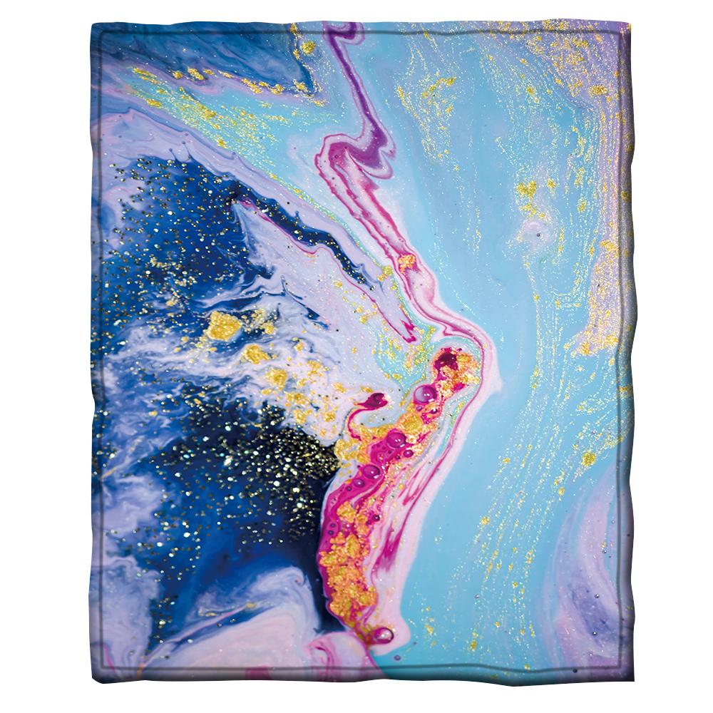 Plush Blanket Pink Wave - Gracie Roze