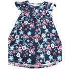Girls Dress Blue Flowers - Gracie Roze