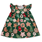 Girls Dress Christmas Cookies - Gracie Roze