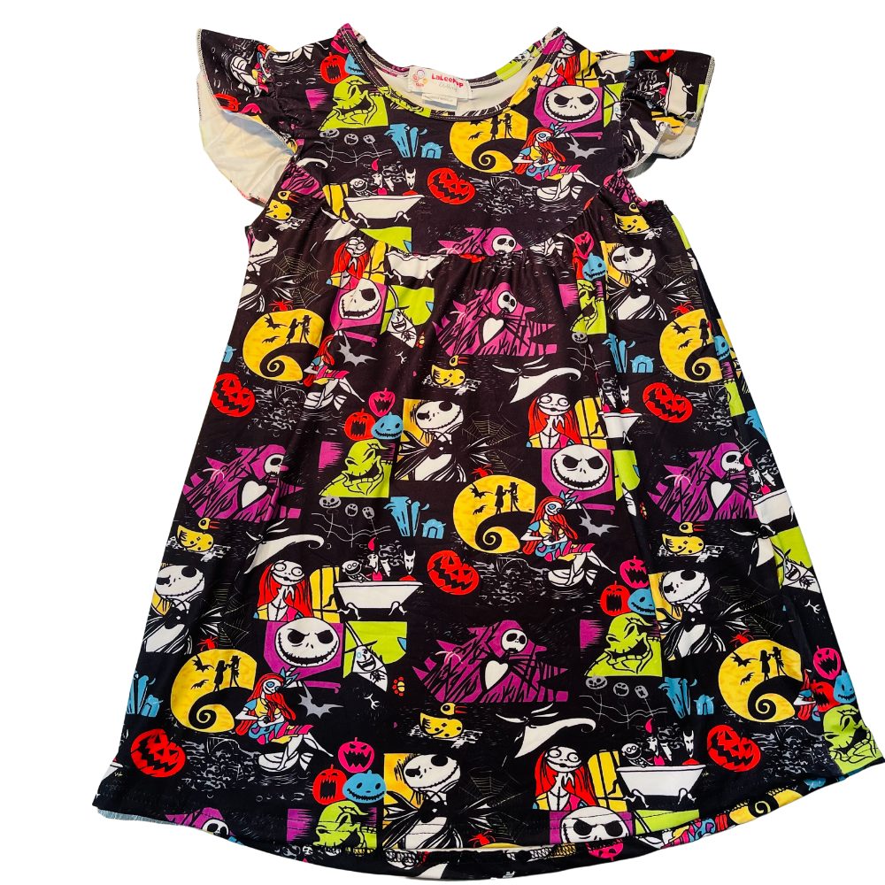 Girls Dress Skeleton - Gracie Roze