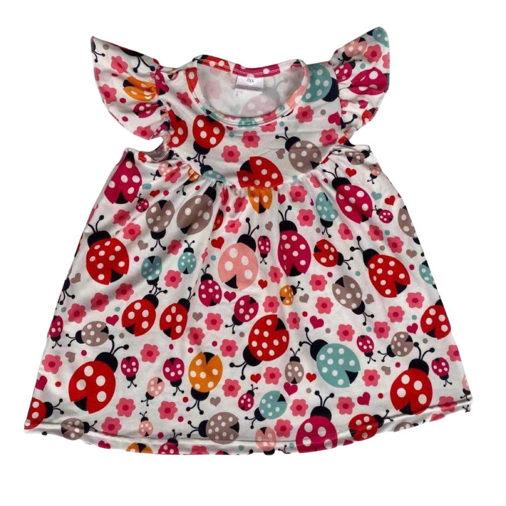 Girls Dress Ladybug - Gracie Roze