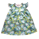 Girls Dress Fields of Green Flowers - Gracie Roze