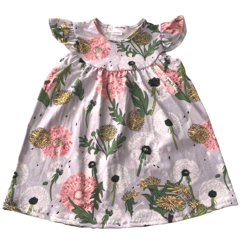 Girls Dress Christmas Dandelion Wishes - Gracie Roze