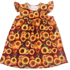 Girls Dress Sunflower - Gracie Roze
