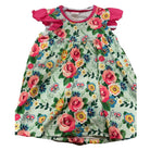 Girls Dress Mint Flower - Gracie Roze